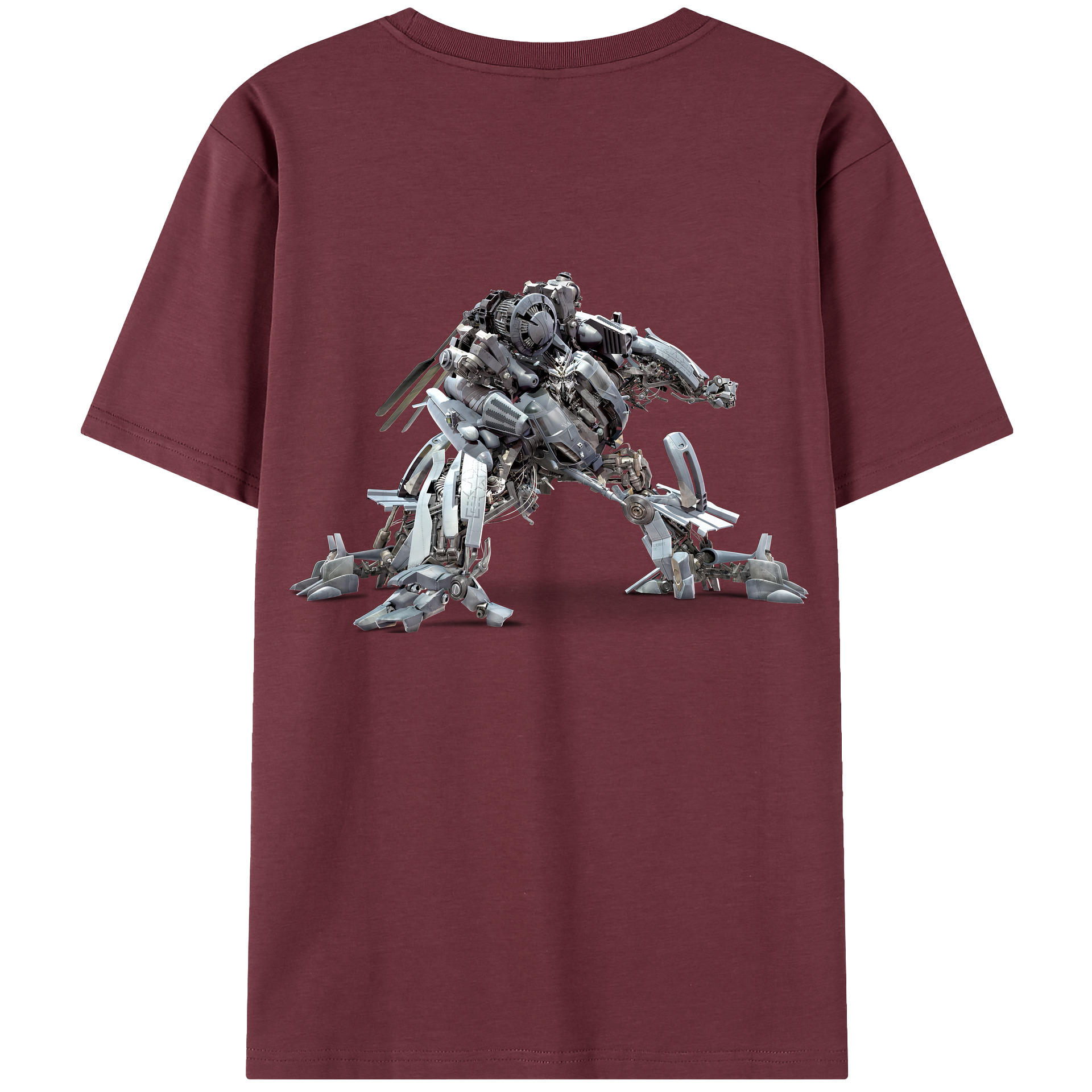 （画像用） Transformers トランスフォーマー 綿100％半袖Tシャツ（背面プリント）